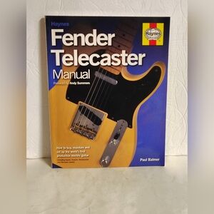 Fender Telecaster Manual Book 2008 Paperback Paul Balmer Color Pages 8" x 10"